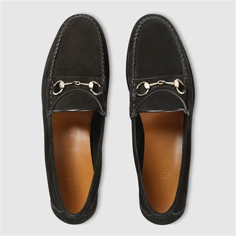 gucci womens horsebit loafers|Gucci Horsebit suede loafer.